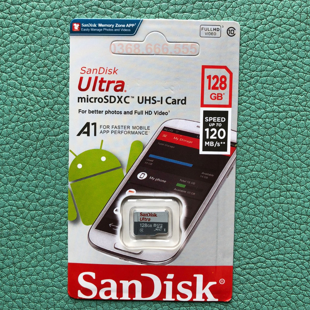 Thẻ nhớ sandisk 128GB /64GB /32Gb/16GB/8GB dùng đa thiết bị - Thẻ nhớ tốc độ cao Class 10 Ultra 667x 100MB/s -BH 5 năm