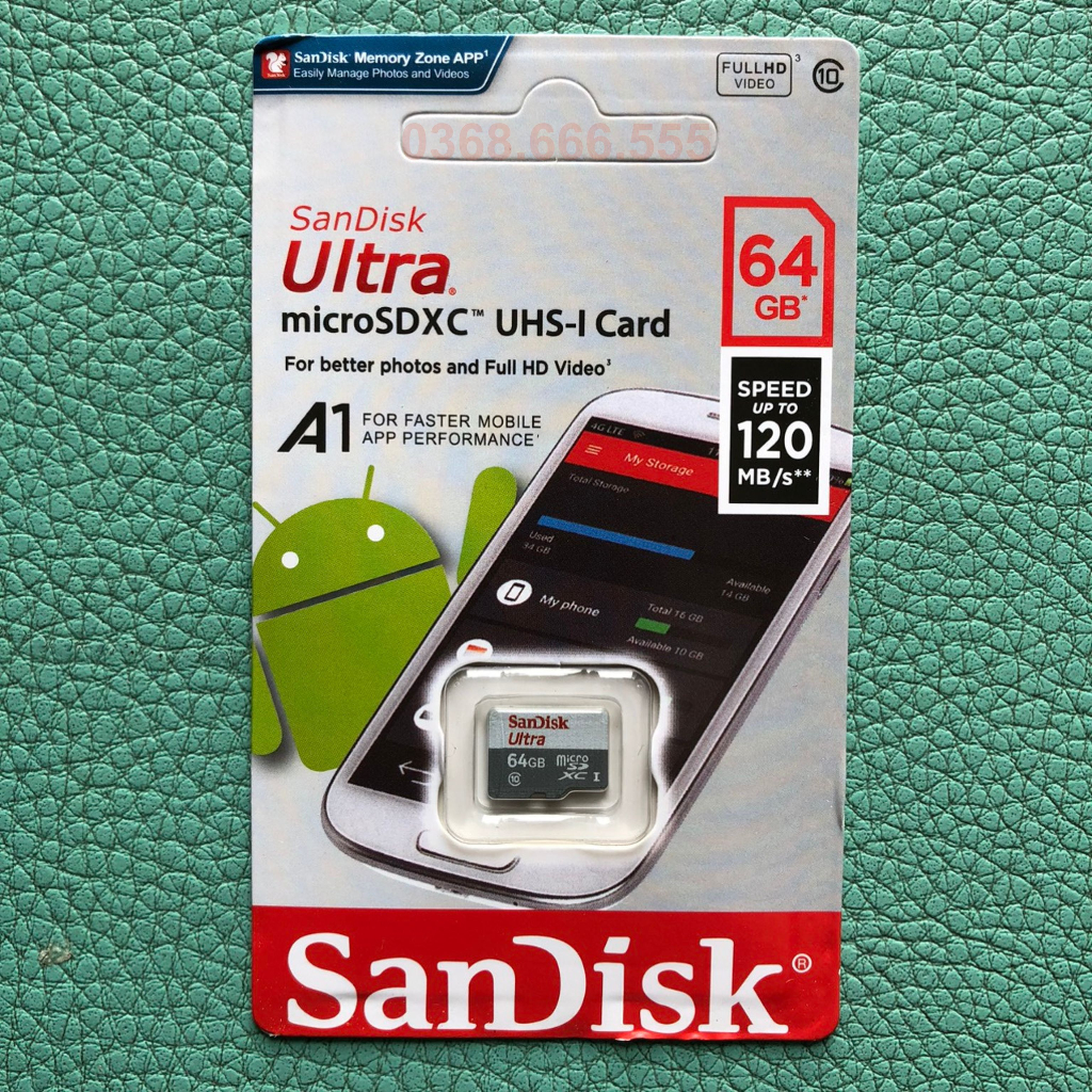 Thẻ nhớ sandisk 128GB /64GB /32Gb/16GB/8GB dùng đa thiết bị - Thẻ nhớ tốc độ cao Class 10 Ultra 667x 100MB/s -BH 5 năm