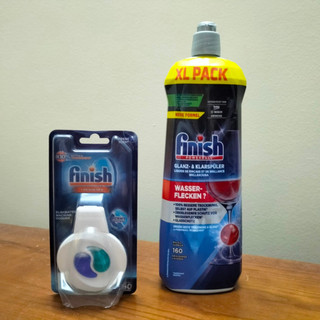 Nước Làm Bóng Finish 750ml xuất xứ Đức +  Tinh dấu khử mùi Finish 5ml + Tặng viên Finish