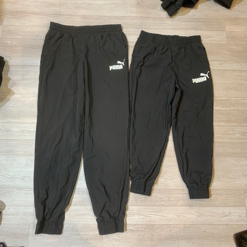 Quần jogger bé trai, màu đen, chất gió một lớp, hàng dư