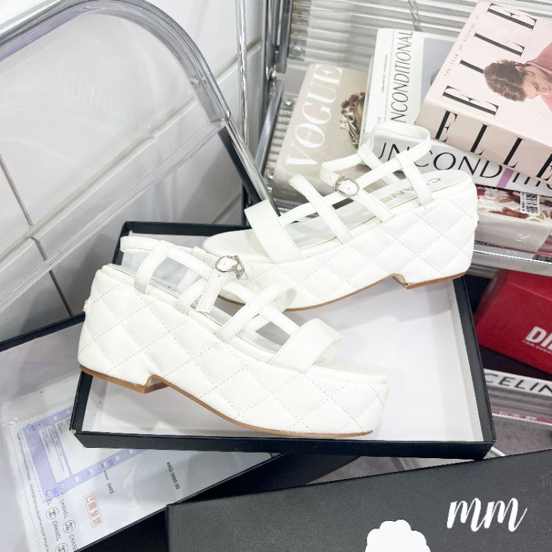 Giày Sandal Cao Gót Quai Ngang Siêu Hot mm41