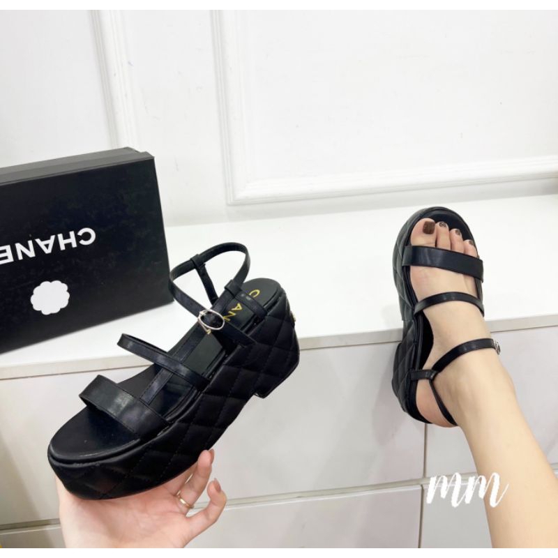 Giày Sandal Cao Gót Quai Ngang Siêu Hot mm41