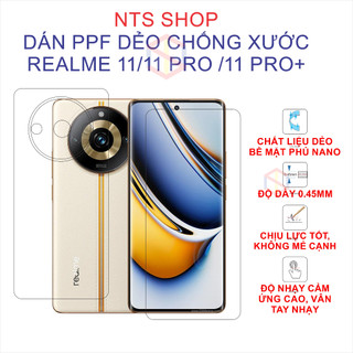 Dán ppf/ nano 9h chống xước màn hình smartphone realme 11/ 11pro/ 11 pro +