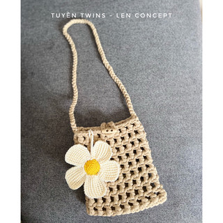 Túi lưới hoa đi biển Handmade - 100%