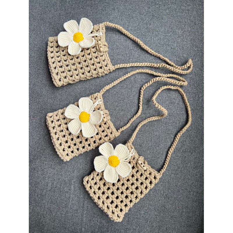 Túi lưới hoa đi biển Handmade - 100%