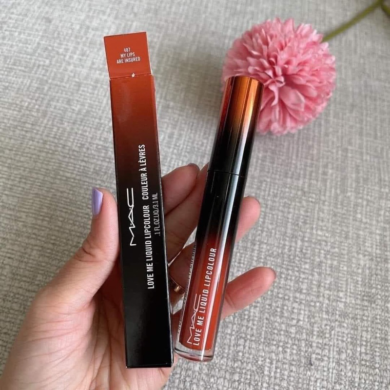 Son MAC màu 487 My Lips Are Insured