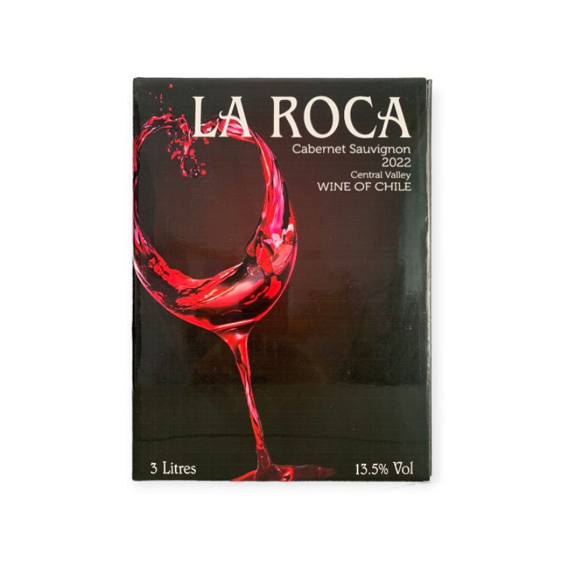 Rượu Vang Bịch Chile La Roca 3L Nhập Khẩu [Voucher giảm 10%]