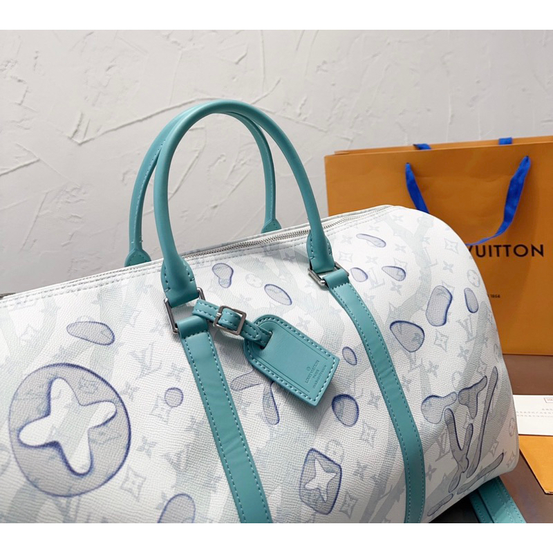 Túi Trống Du Lịch LV Keepall Bandouliere 45  Phiên Bản 2023 Size 45  -  By Anh Dinh Phuong