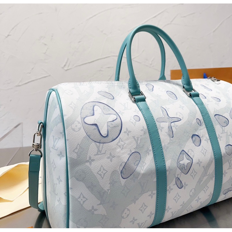 Túi Trống Du Lịch LV Keepall Bandouliere 45  Phiên Bản 2023 Size 45  -  By Anh Dinh Phuong