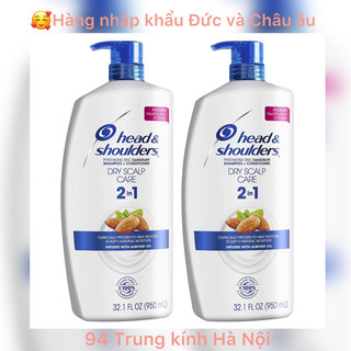 Gội xả Head&shoulders 2in1 950ml-hạnh nhân- Mỹ