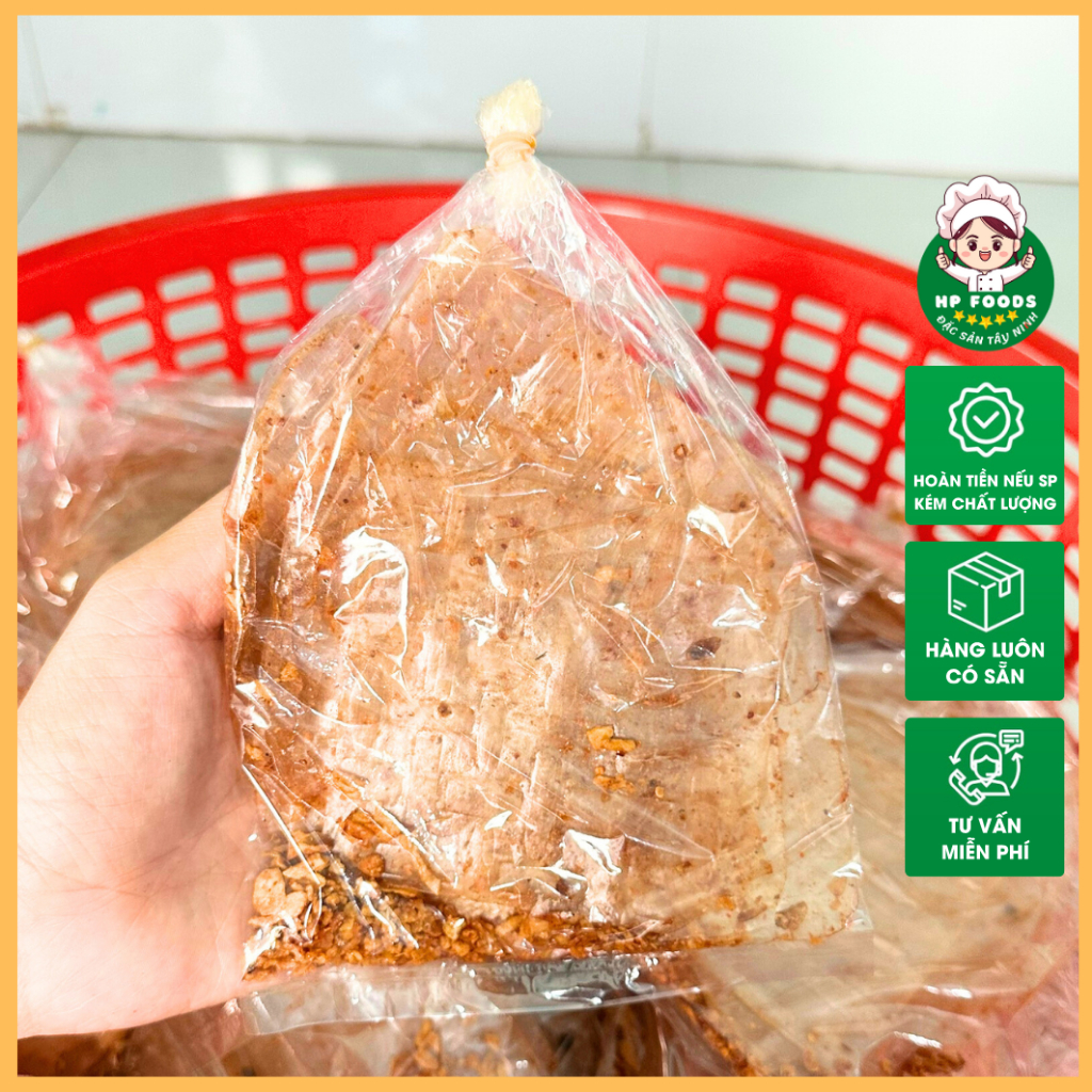 Bánh tráng xì ke muối nhuyễn Tây Ninh phơi sương dẻo siêu cay vừa ngon vừa rẻ SIÊU NGON - HP FOODS