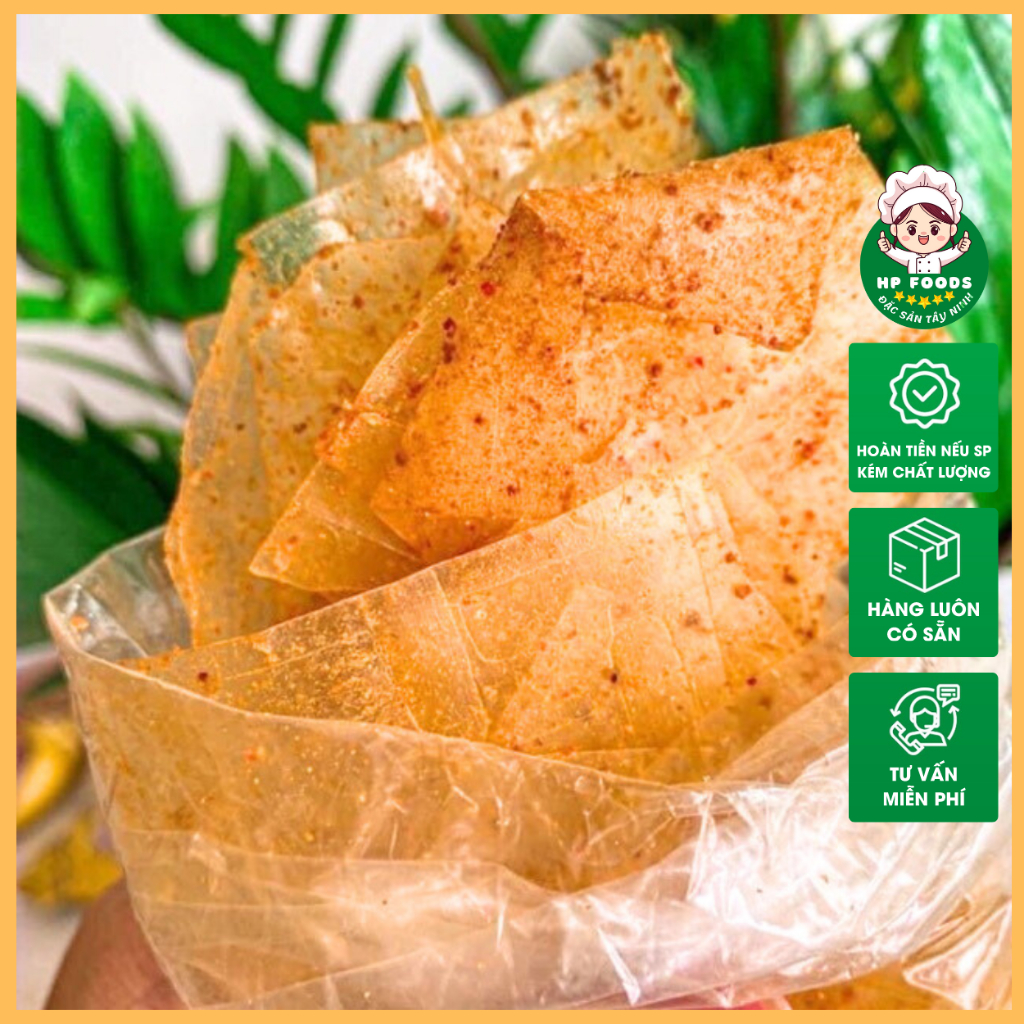 Bánh tráng xì ke muối nhuyễn Tây Ninh phơi sương dẻo siêu cay vừa ngon vừa rẻ SIÊU NGON - HP FOODS