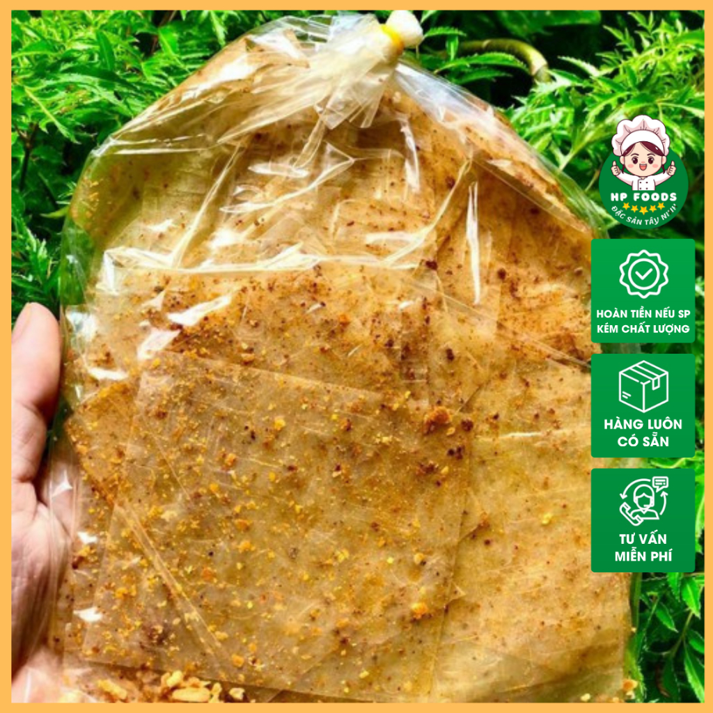 Bánh tráng xì ke muối nhuyễn Tây Ninh phơi sương dẻo siêu cay vừa ngon vừa rẻ SIÊU NGON - HP FOODS