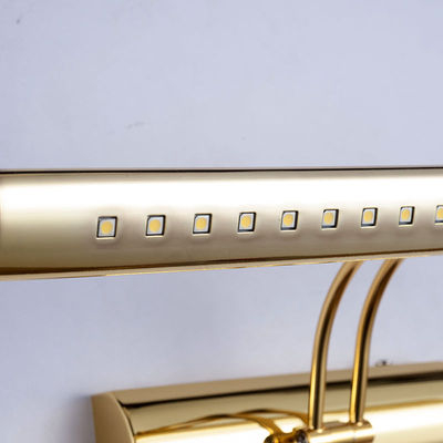 Đèn soi tranh, soi gương, chiếu tranh,soi tường,trang trí phòng khách, gương nội thất bằng Đồng, Innox cỡ 1.2m - 80 cm