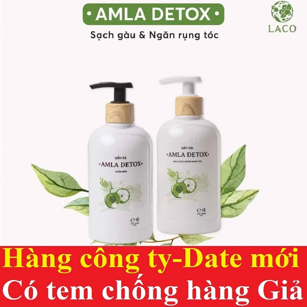 Dầu xả amla detox laco giúp đầu tóc suôn mềm