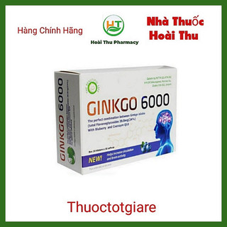 Ginkgo 6000- Tăng cường tuần hoàn não [ Chính Hãng ]