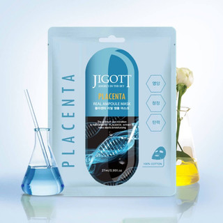 Mặt nạ Giấy Dưỡng Trắng Da Tinh Chất Nhau Thai Jigott27ml