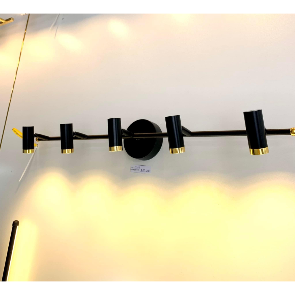 Đèn soi tranh, soi gương, chiếu tranh,soi tường,trang trí phòng khách, gương nội thất bằng Đồng, Innox cỡ 1.2m - 80 cm