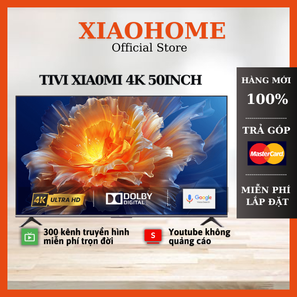 Tivi Xiaomi EA50 2023 Series - 50inches Chính Hãng 100% Xiaomitv.vn
