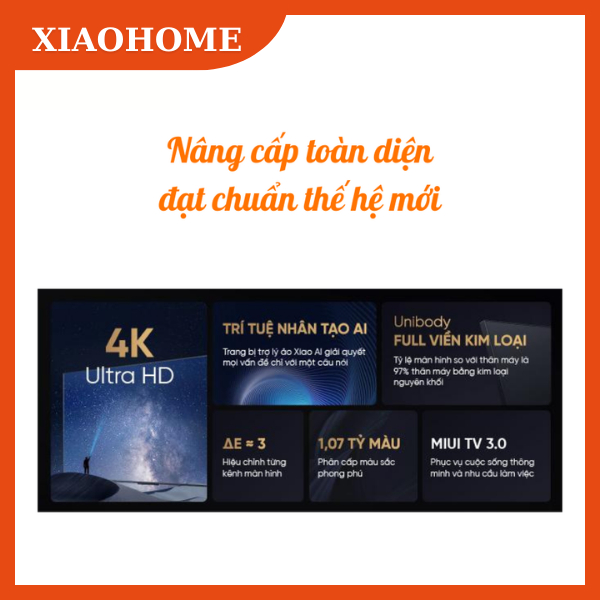 Tivi Xiaomi EA50 2023 Series - 50inches Chính Hãng 100% Xiaomitv.vn