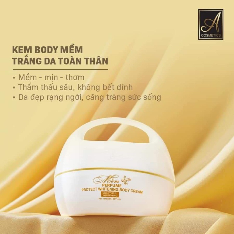 Kem Body Mềm trắng da A  150gr chính hãng