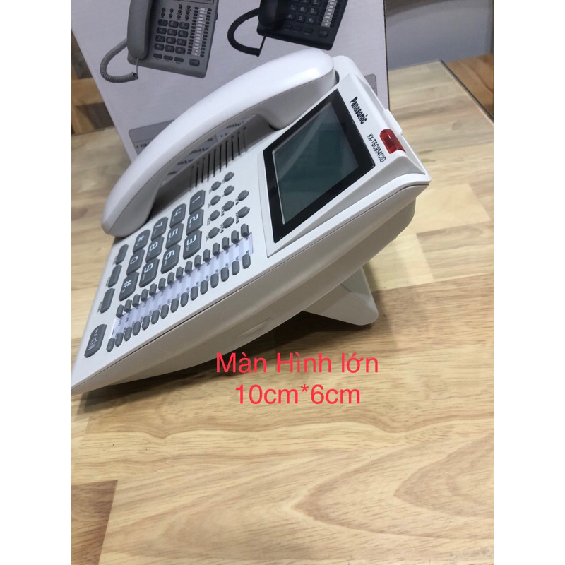Điện thoại bàn panasonic màn hình hiển thị số có dây thích hợp cho văn phòng và nhà ở