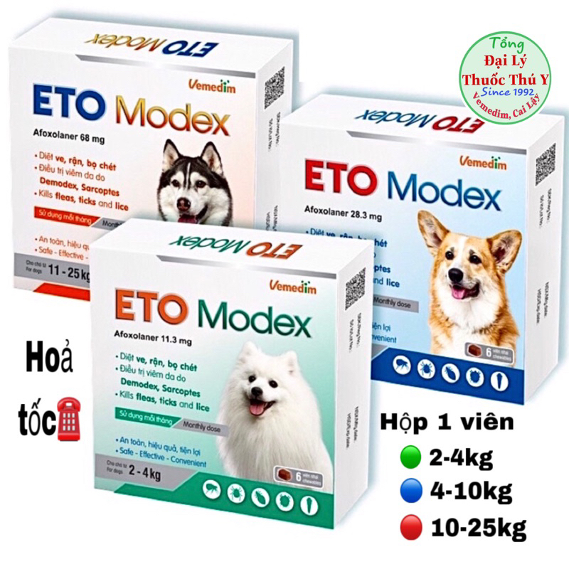 modex dành cho chó cún🐶 của cty sx thuoc.thu.y VMD