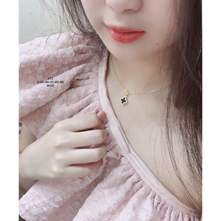 mặt dây chuyền 4 lá vàng
