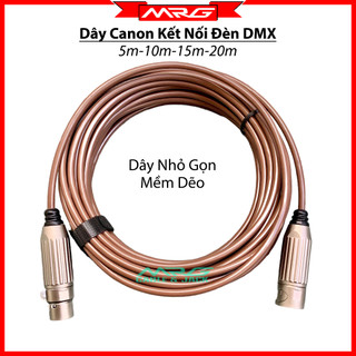 Dây Tín Hiệu Đèn DMX, dài 5m-10m-15m-20m, dây 2 đầu canon đực cái tín hiệu đèn sân khấu hoặc kết nối âm thanh.