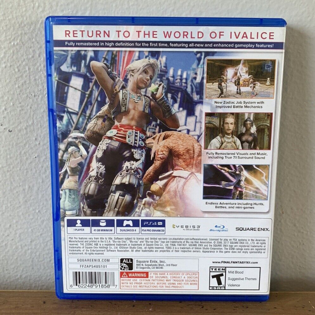 Game PS4 : Final Fantasy XII: Zodiac Age