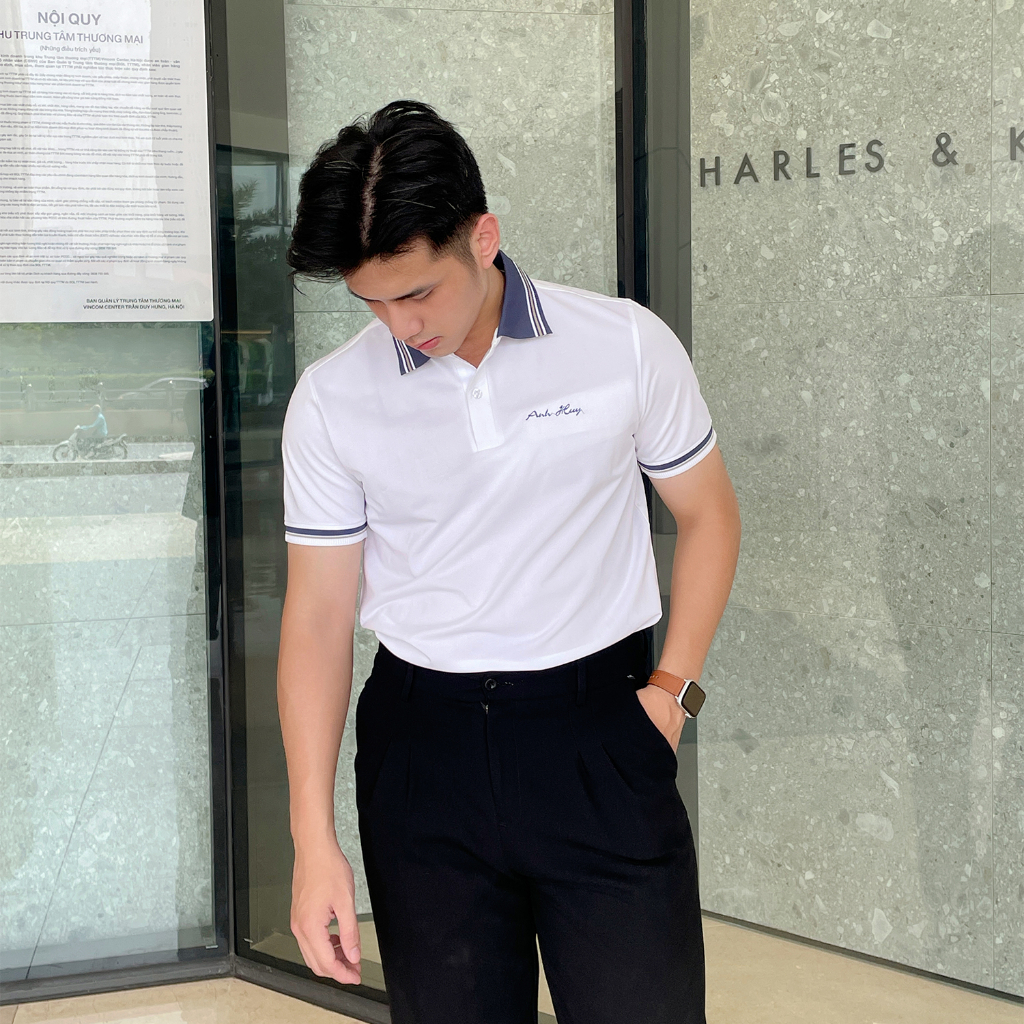 Áo Thun Polo Nam Thêu, Áo Thêu Theo Yêu Cầu