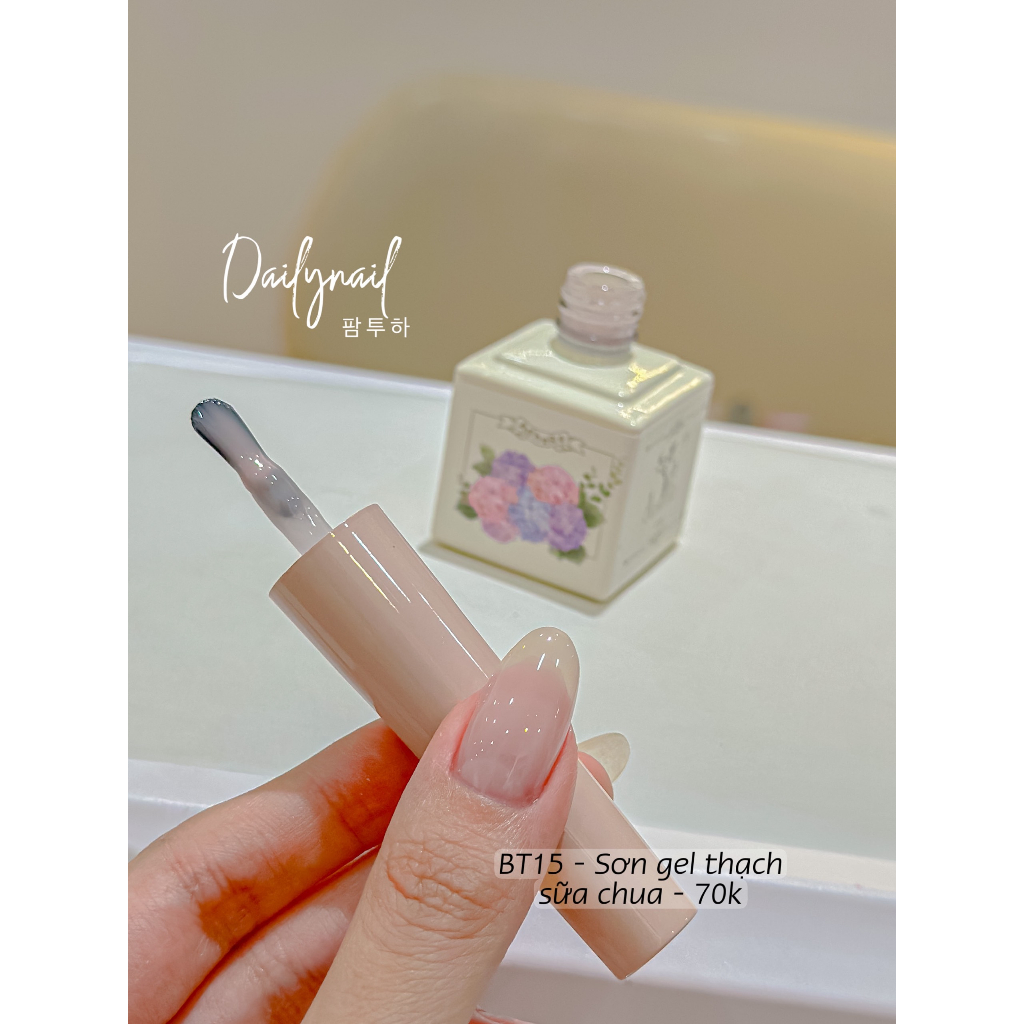 Sơn Gel thạch sữa chua BT15 chai hoa