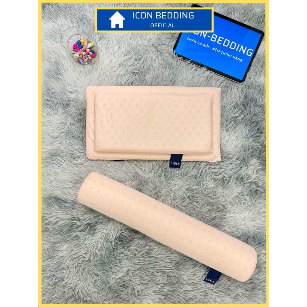 Gối Cao Su Em Bé Liên Á, Gối Em Bé Cao Su Thiên Nhiên Kháng Khuẩn Tốt, An Toàn Cho Bé - Chính Hãng Liên Á