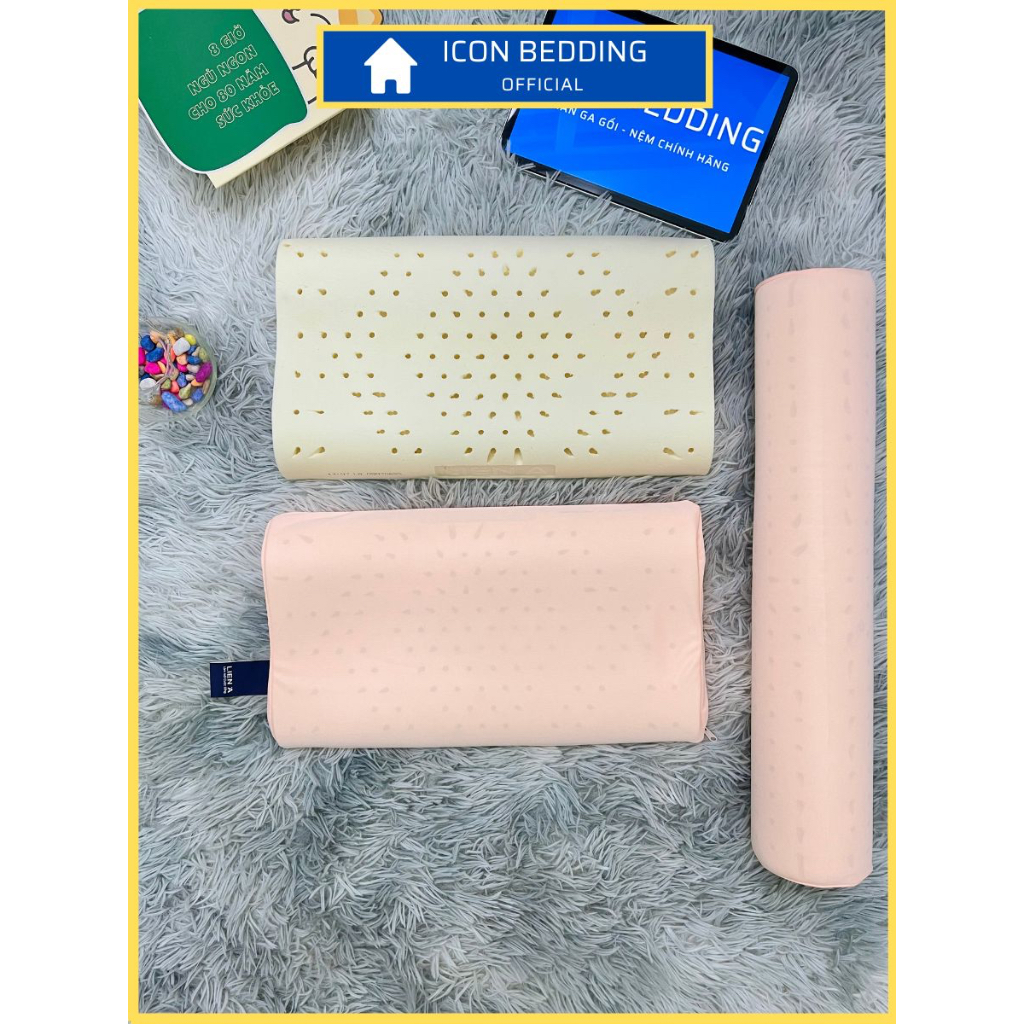 Gối Cao Su Em Bé Liên Á, Gối Em Bé Cao Su Thiên Nhiên Kháng Khuẩn Tốt, An Toàn Cho Bé - Chính Hãng Liên Á