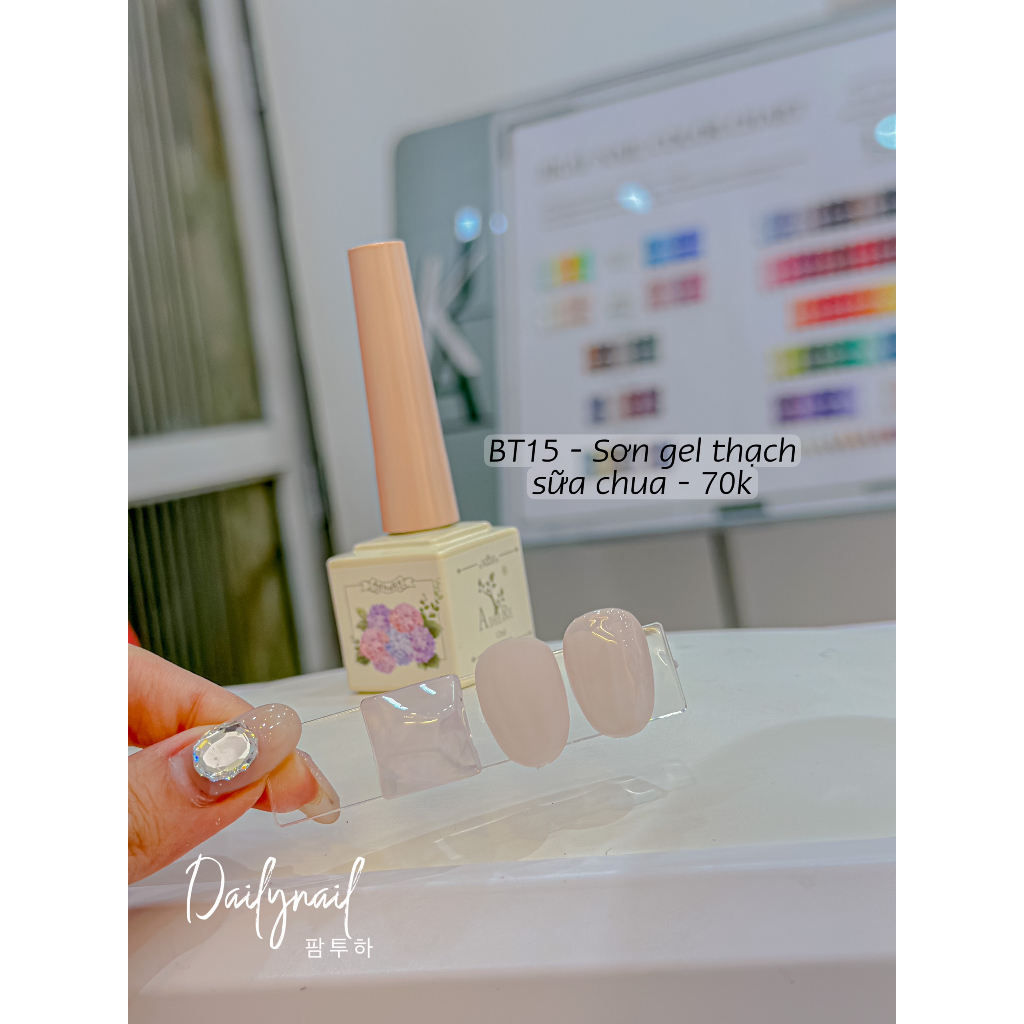 Sơn Gel thạch sữa chua BT15 chai hoa