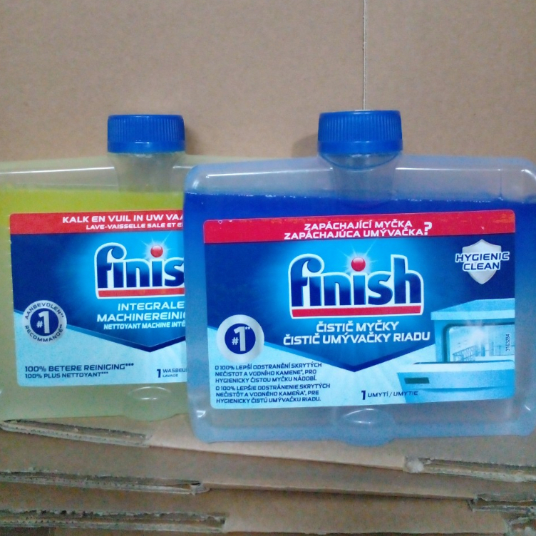 Dung dịch vệ sinh máy, tẩy cặn máy rửa chén bát Finish