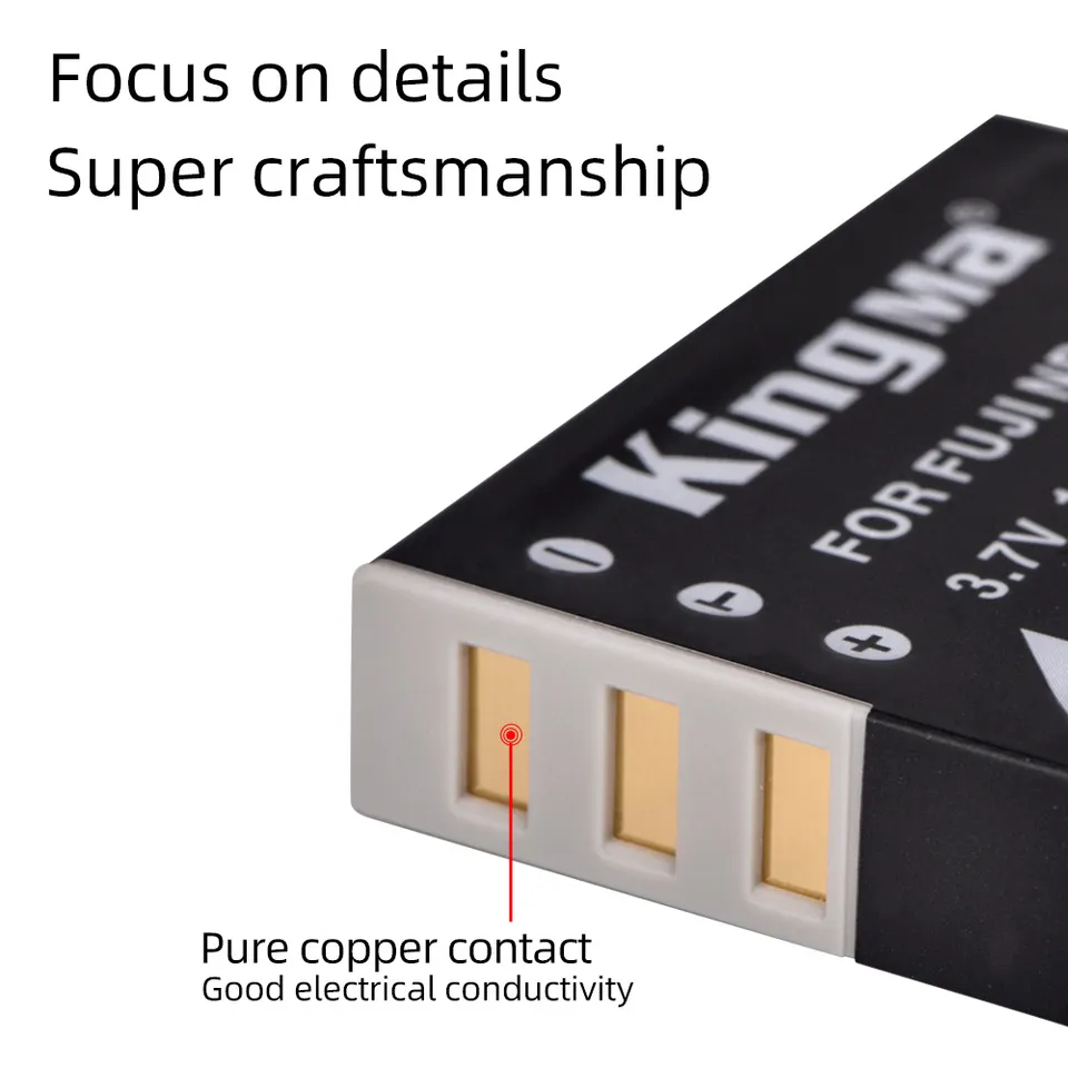 Fujifilm NP-95 NP95 | Pin và sạc máy ảnh KINGMA Fujifilm NP95 NP-95 Fujifilm FinePix F30 F31 X30 X70 X100 XF10 XS1