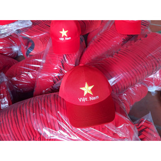 [xưởng sỉ] Mũ cờ đỏ sao vàng