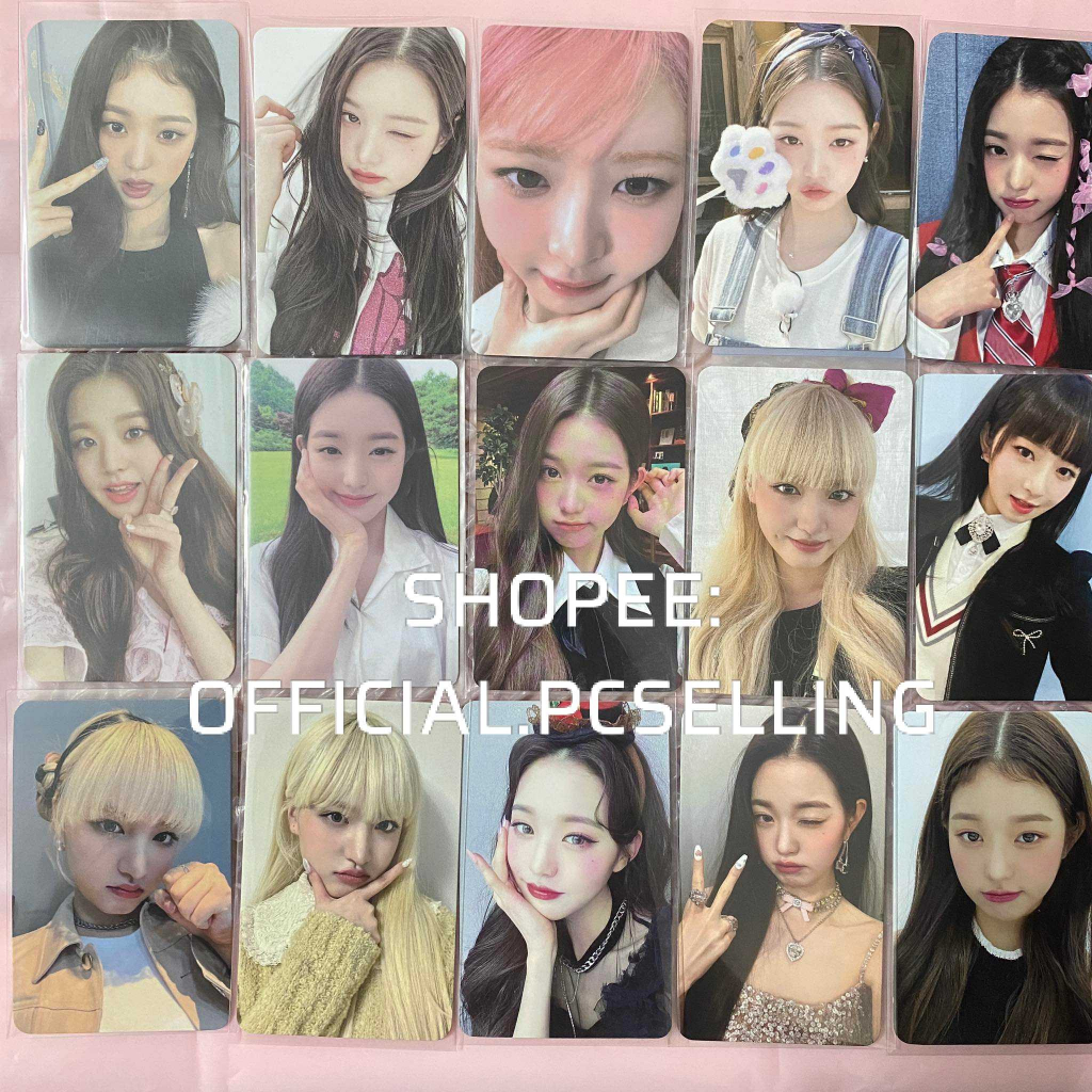 (ĐỌC KĨ MÔ TẢ) Photocard IVE card hot Wonyoung chính hãng thẻ bài bo góc IVE mặc định df