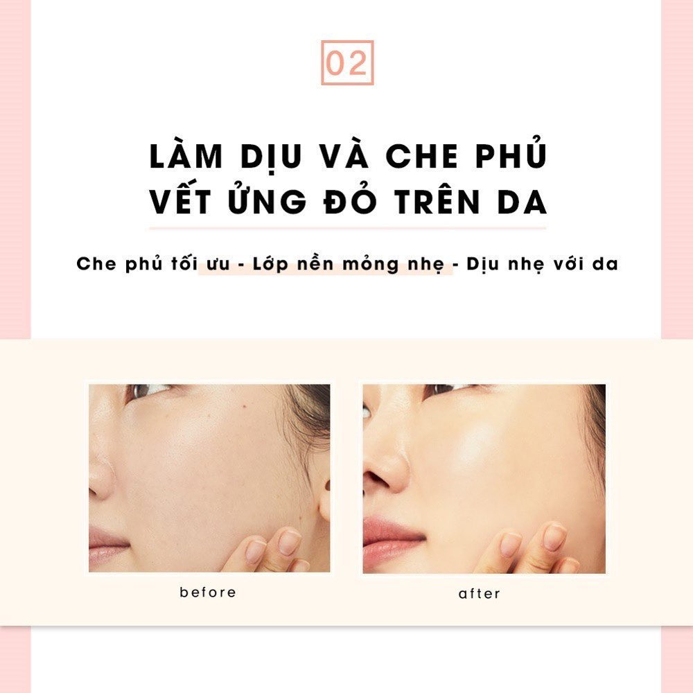 Phấn nước Beausta Cicarecipe Serum Cushion SPF50+ 15g
