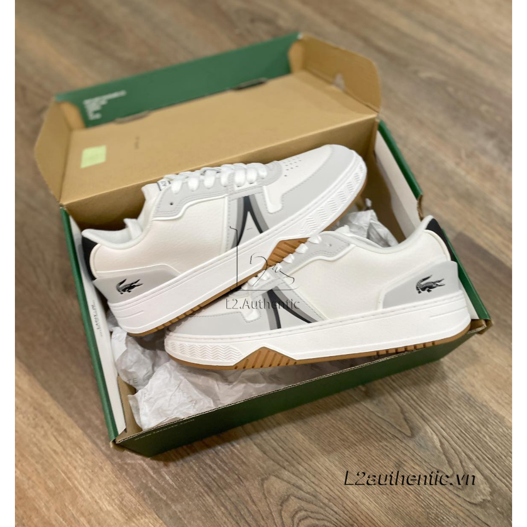 Giày Lacost,e L001 'White Black' 7 #43SMA0075147
