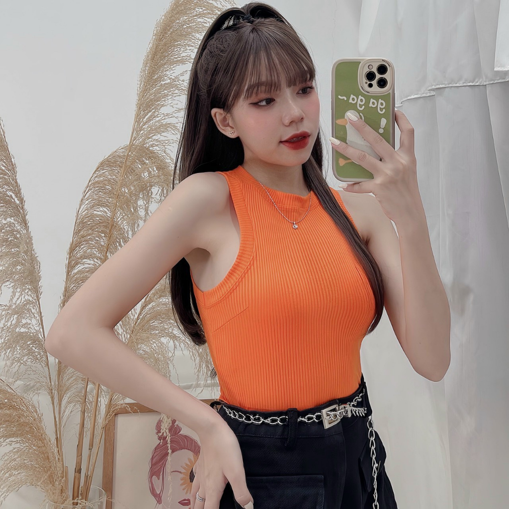 áo ba lỗ gân mịn dáng body tôn dáng tv