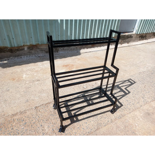 Kệ sắt 3 tầng để chậu cây - kệ để chậu hoa cây cảnh 3 tầng trong và ngoài trời