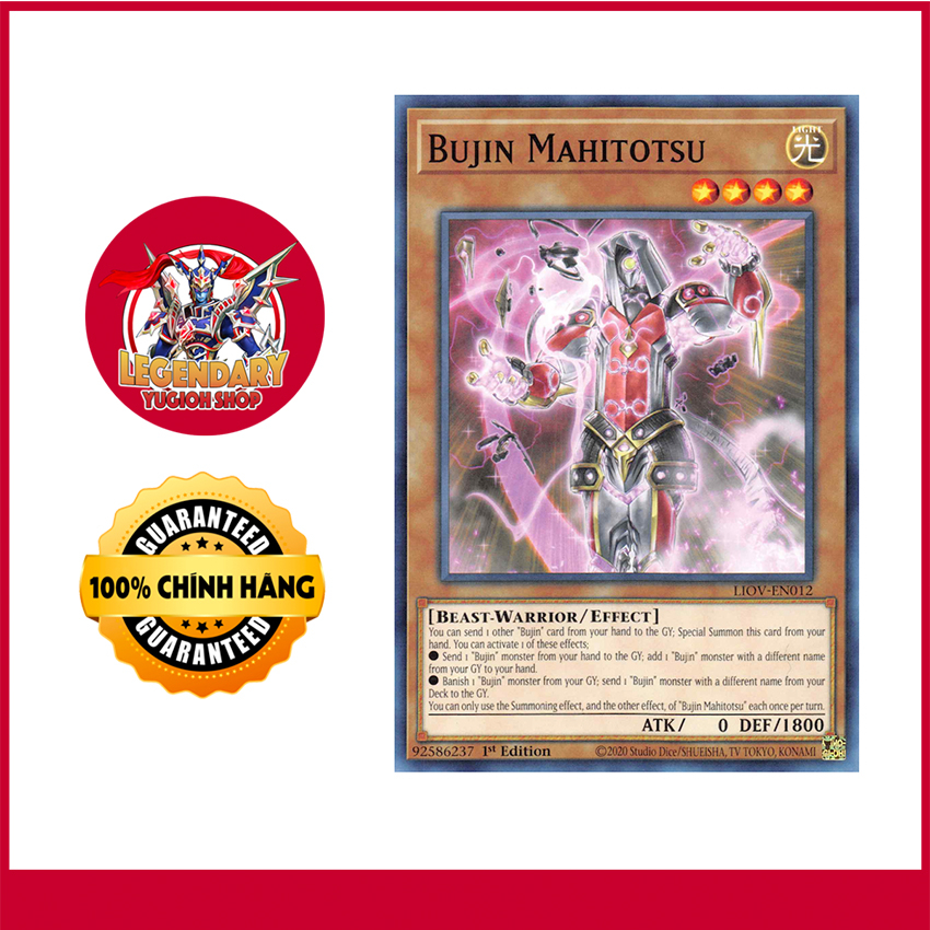 [Thẻ Bài Yugioh Chính Hãng] Bujin Mahitotsu