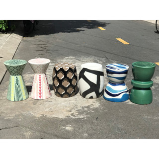 Đôn xuất khẩu gốm sứ trang trí decor kê chậu,ghế ngồi trong hay ngoài trời 11.06