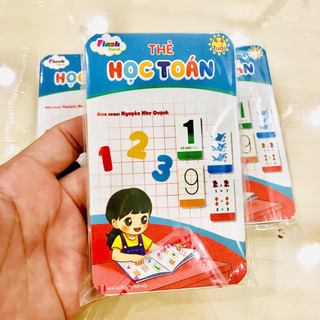 Thẻ toán học cho bé-Bộ thẻ học toán - Bộ thẻ chữ cái và chữ ghép cho bé giá rẻ