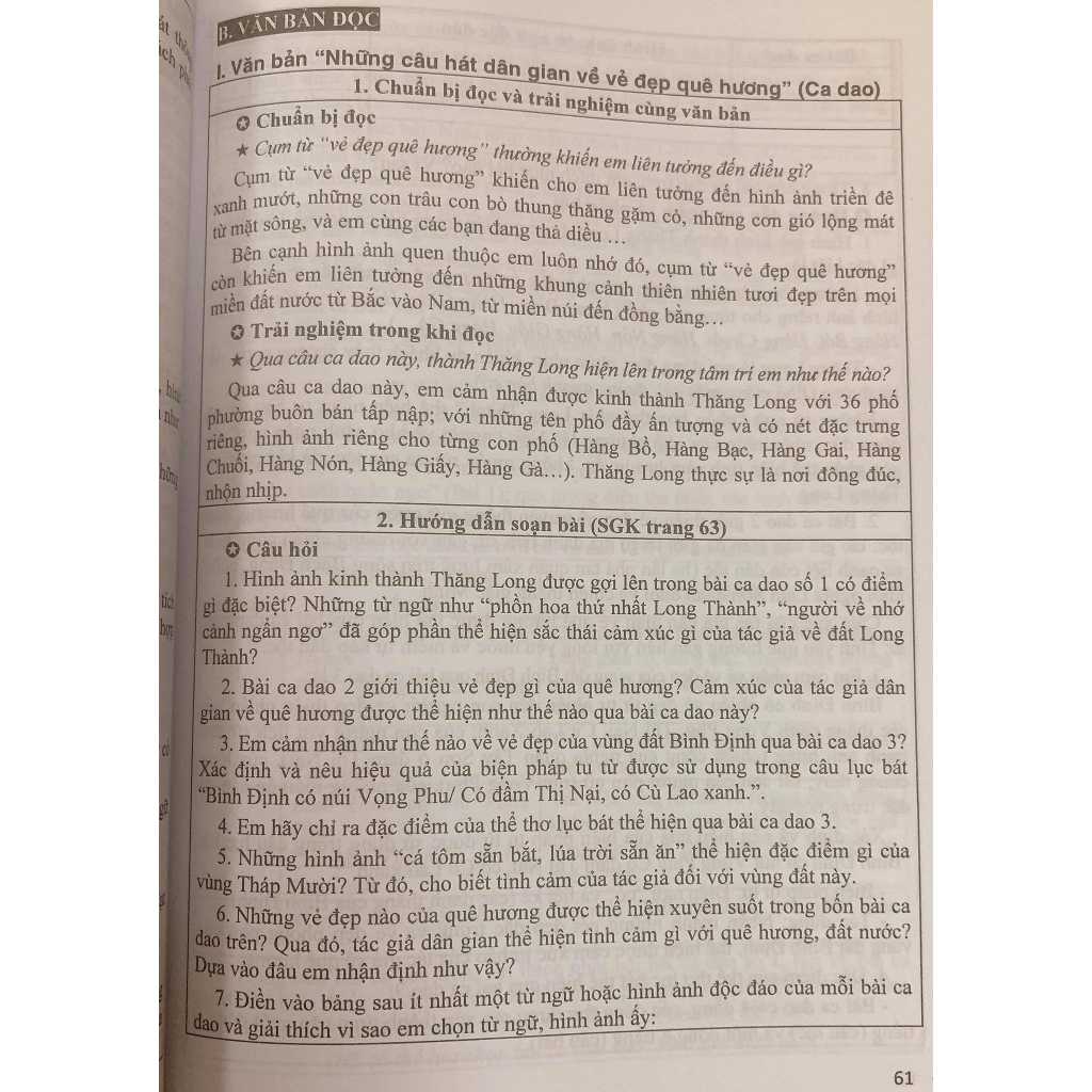 Sách - Hướng dẫn học Ngữ Văn 6