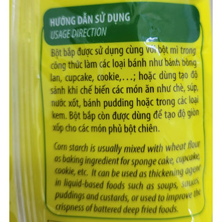 MEIZAN (túi 150g) BỘT BẮP Corn Starch (HALAL)