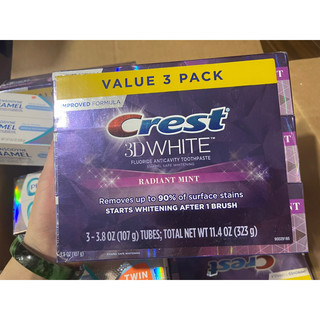 Kem đánh trắng răng Crest 3D của Mỹ 116g