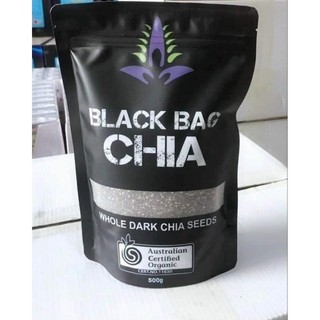 Túi 500g Hạt chia đen Úc Black bag chia date mới